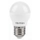 Лампа светодиодная Voltega E27 10W 2800K шар матовый VG2-G45E27warm10W 8455