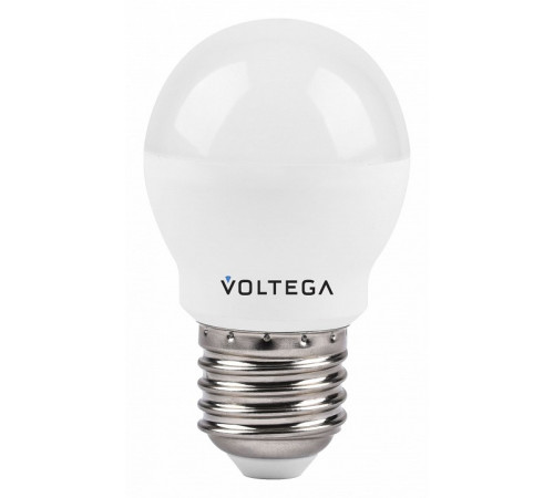 Лампа светодиодная Voltega E27 10W 4000K шар матовый VG2-G45E27cold10W 8456 Лампа светодиодная Voltega E27 10W 4000K шар матовый VG2-G45E27cold10W 8456