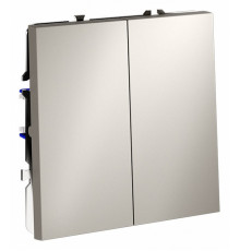 Выключатель двухклавишный Voltum S70 VLS020103