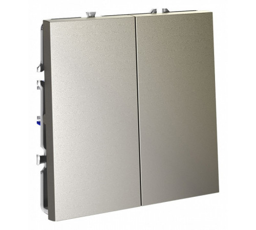 Выключатель двухклавишный Voltum S70 VLS020104 Выключатель двухклавишный Voltum S70 VLS020104