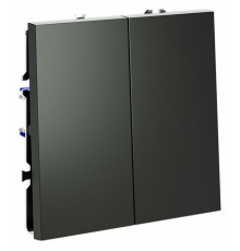 Выключатель двухклавишный Voltum S70 VLS020106