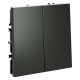 Выключатель двухклавишный Voltum S70 VLS020106