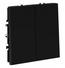 Выключатель двухклавишный Voltum S70 VLS020108