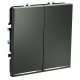 Выключатель двухклавишный с подсветкой Voltum S70 VLS020206