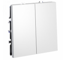 Проходной переключатель двухклавишный Voltum S70 VLS020302