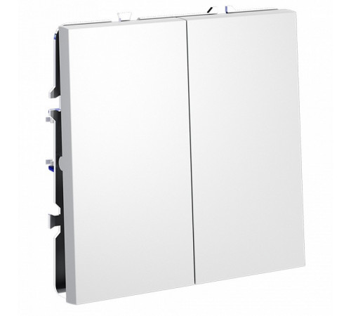 Проходной переключатель двухклавишный Voltum S70 VLS020302