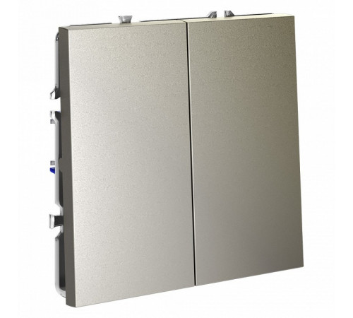 Проходной переключатель двухклавишный Voltum S70 VLS020304 Проходной переключатель двухклавишный Voltum S70 VLS020304