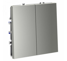 Проходной переключатель двухклавишный Voltum S70 VLS020305