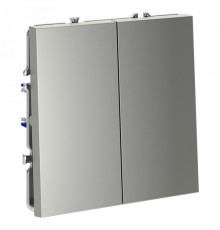 Проходной переключатель двухклавишный Voltum S70 VLS020305