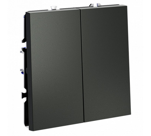 Проходной переключатель двухклавишный Voltum S70 VLS020306 Проходной переключатель двухклавишный Voltum S70 VLS020306
