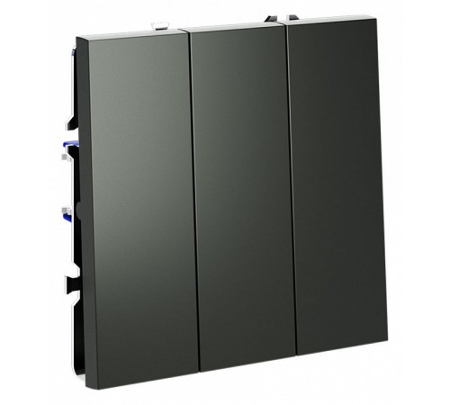 Выключатель трехклавишный Voltum S70 VLS030106