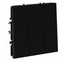 Выключатель трехклавишный Voltum S70 VLS030108