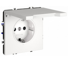 Розетка с защитными шторками и крышкой Voltum S70 VLS040302