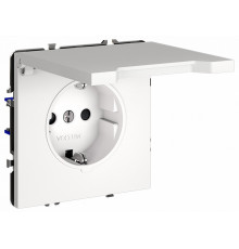 Розетка с защитными шторками и крышкой Voltum S70 VLS040302