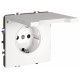 Розетка с защитными шторками и крышкой Voltum S70 VLS040302