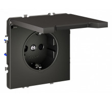 Розетка с защитными шторками и крышкой Voltum S70 VLS040306