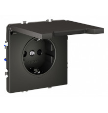 Розетка с защитными шторками и крышкой Voltum S70 VLS040306