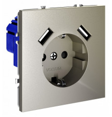 Розетка с USB, А+А Voltum S70 VLS040404
