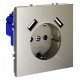 Розетка с USB, А+А Voltum S70 VLS040404