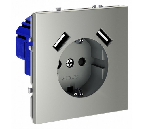 Розетка с USB, А+А Voltum S70 VLS040405 Розетка с USB, А+А Voltum S70 VLS040405