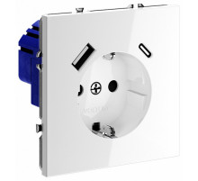 Розетка с USB, A+C Voltum S70 VLS040501
