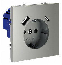 Розетка с USB, A+C Voltum S70 VLS040505
