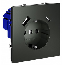Розетка с USB, A+C Voltum S70 VLS040506