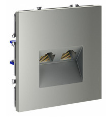 Розетка компьютерная двойная Voltum S70 VLS060205