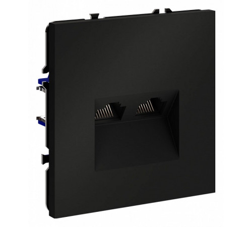 Розетка компьютерная двойная Voltum S70 VLS060208