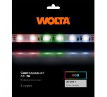 Светодиодная лента Wolta WLS5050-14,4W/RGB/24H60-01