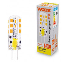 Светодиодная лампа WOLTA 3Вт 6500K G4 матовая WSTD-JC-12V3W6KG4-S
