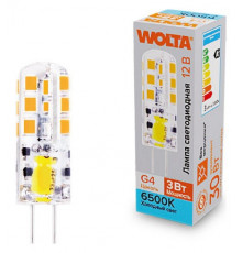 Светодиодная лампа WOLTA 3Вт 6500K G4 матовая WSTD-JC-12V3W6KG4-S