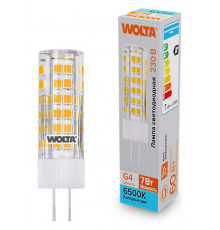 Светодиодная лампа WOLTA 7Вт 6500K G4 кукуруза матовая WSTD-JC-220V7W6KG4-C