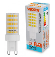 Светодиодная лампа WOLTA 11Вт 6500K G9 кукуруза матовая WSTD-JCD-11W6KG9-C