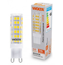 Светодиодная лампа WOLTA 7Вт 4000K G9 кукуруза матовая WSTD-JCD-7W4KG9-C