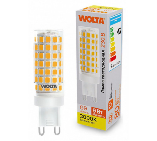 Светодиодная лампа WOLTA 11Вт 3000K G9 кукуруза матовая WSTD-JCD-11W3KG9-C Светодиодная лампа WOLTA 11Вт 3000K G9 кукуруза матовая WSTD-JCD-11W3KG9-C