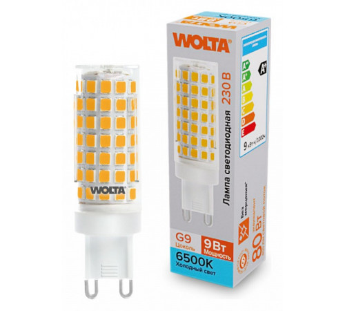 Светодиодная лампа WOLTA 9Вт 6500K G9 кукуруза матовая WSTD-JCD-9W6KG9-C Светодиодная лампа WOLTA 9Вт 6500K G9 кукуруза матовая WSTD-JCD-9W6KG9-C