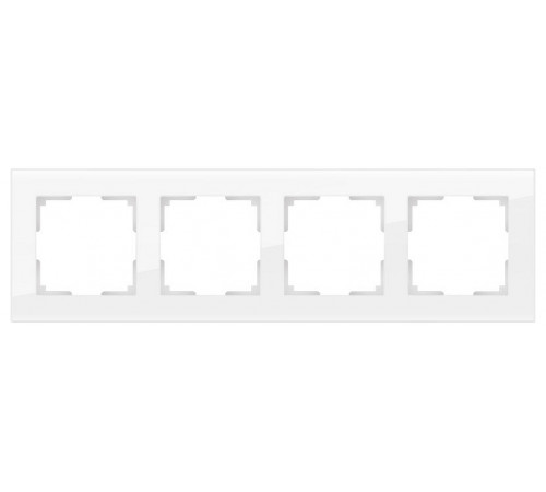 Рамка Werkel Favorit на 4 поста белый WL01-Frame-04 4690389061233 Рамка Werkel Favorit на 4 поста белый WL01-Frame-04 4690389061233