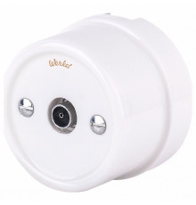 ТВ розетка Werkel Retro белая WL18-02-05 4690389100659
