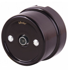 ТВ розетка Werkel Retro коричневая WL18-02-05 4690389100734