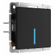 Сенсорный выключатель одноклавишный с функцией Wi-Fi Werkel черный W4510608 4690389171185