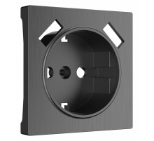 Накладка для розетки USB Werkel графит рифленый W1179504 4690389158667