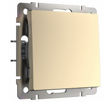 Выключатель одноклавишный проходной Werkel шампань W1112011 4690389157103