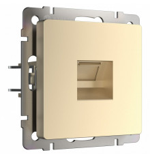 Розетка Werkel Ethernet RJ-45 шампань W1181011 4690389157479