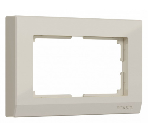 Рамка Werkel Stark для двойной розетки слоновая кость W0081803 4690389162077 Рамка Werkel Stark для двойной розетки слоновая кость W0081803 4690389162077