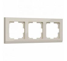 Рамка на 3 поста Werkel Stark слоновая кость W0031803 4690389161841