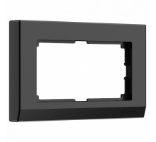 Рамка Werkel Stark для двойной розетки черный W0081808 4690389162107