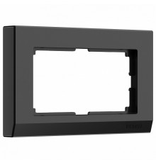 Рамка Werkel Stark для двойной розетки черный W0081808 4690389162107