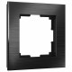 Рамка Werkel Aluminium на 1 пост черный алюминий W0011708 4690389157981