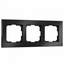 Рамка Werkel Aluminium на 3 поста черный алюминий W0031708 4690389158100